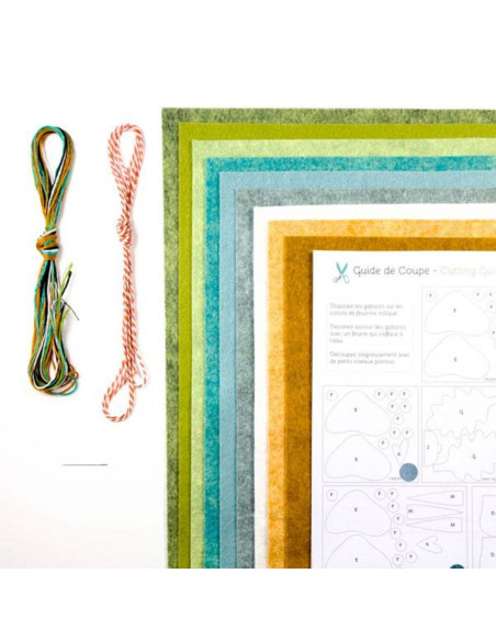 DIY-Filzset verzauberter Wald