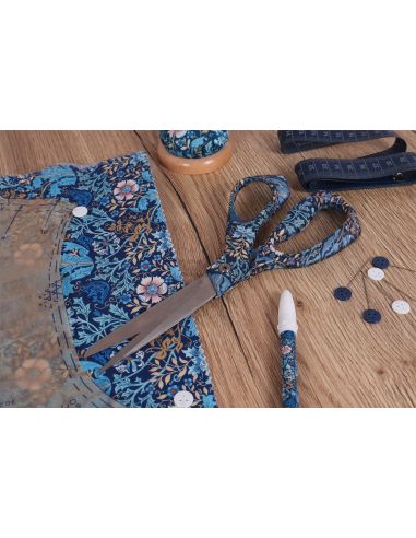 Nähschere 21,5 cm - Kollektion blaue Blumen