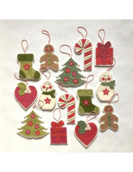 DIY-Filzset Frohe Weihnachten
