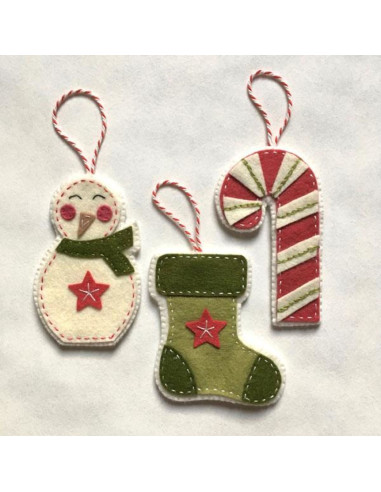 DIY-Filzset Frohe Weihnachten