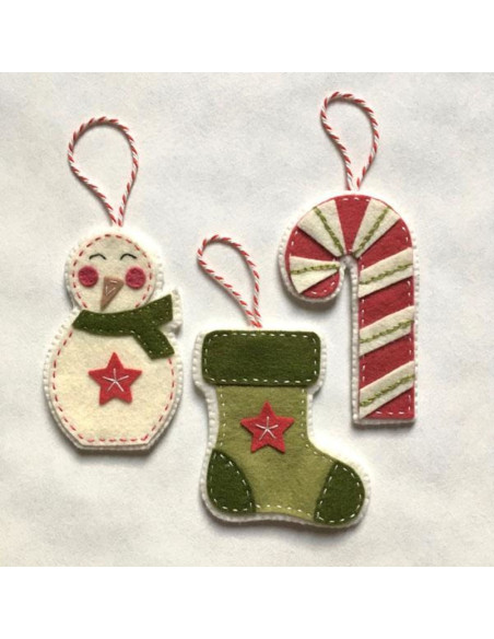 DIY-Filzset Frohe Weihnachten
