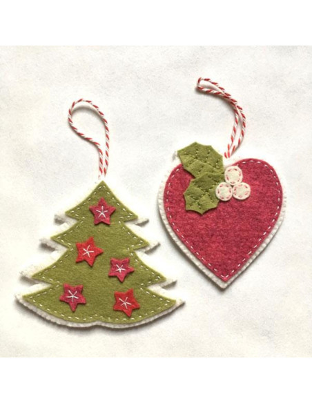 DIY-Filzset Frohe Weihnachten