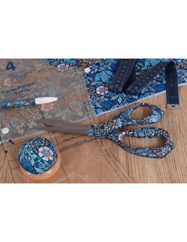 Nadelkissen - Kollektion blaue Blumen