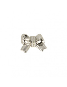 Metallknopf Knoten - Silber