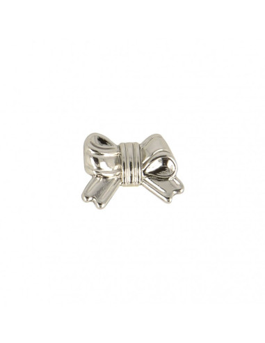 Metallknopf Knoten - Silber