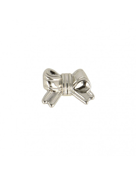 Metallknopf Knoten - Silber