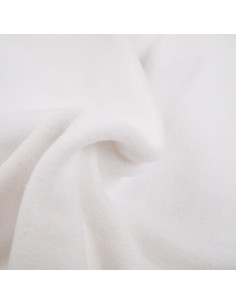 Fleece-Stoff - Weiß
