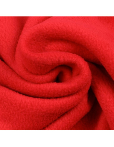Fleece-Stoff - Rot