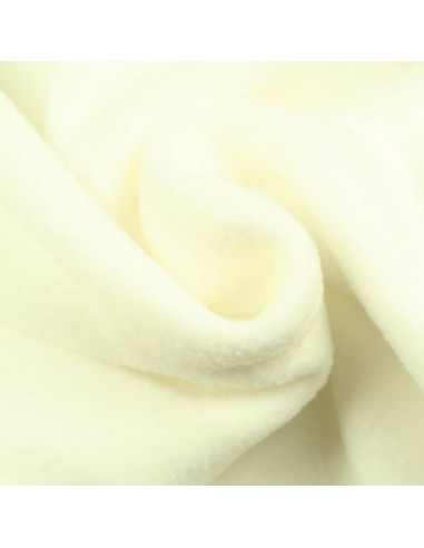 Fleece-Stoff - Ecru