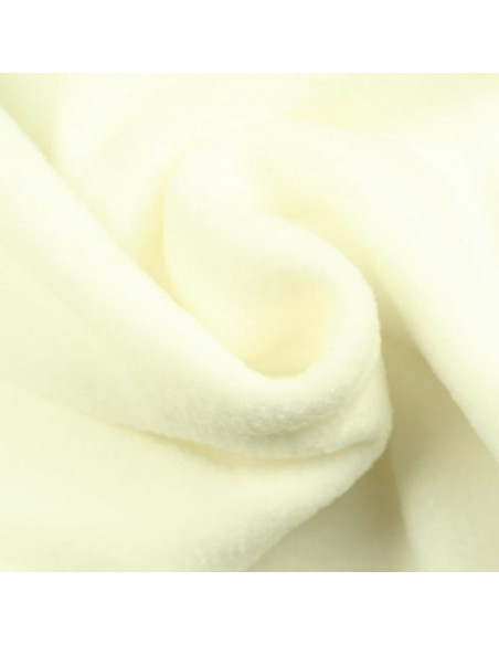 Fleece-Stoff - Ecru