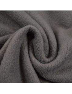 Fleece-Stoff - Hellanthrazitgrau