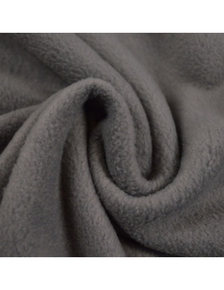 Fleece-Stoff - Hellanthrazitgrau