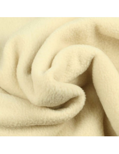 Fleece-Stoff - Beige