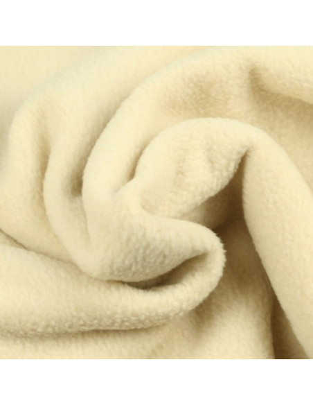 Fleece-Stoff - Beige