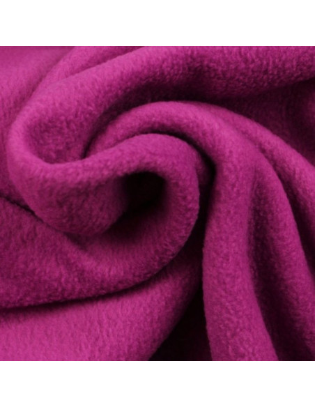 Fleece-Stoff - Cassis