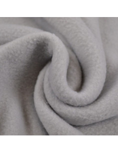 Fleece-Stoff - Mausgrau