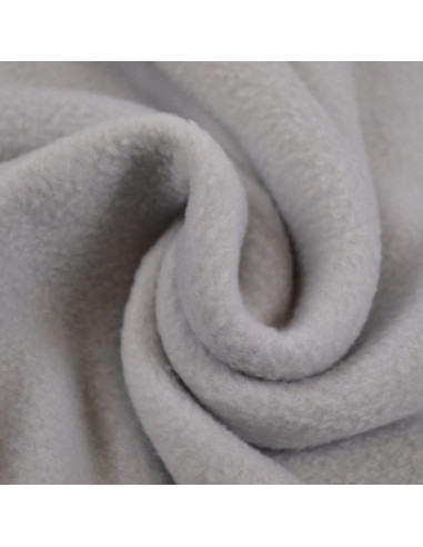 Fleece-Stoff - Mausgrau