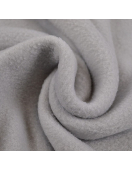 Fleece-Stoff - Mausgrau