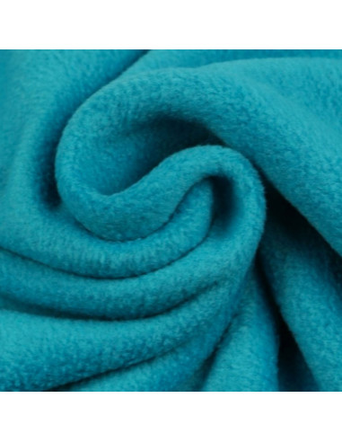 Fleece-Stoff - Pfauenblau