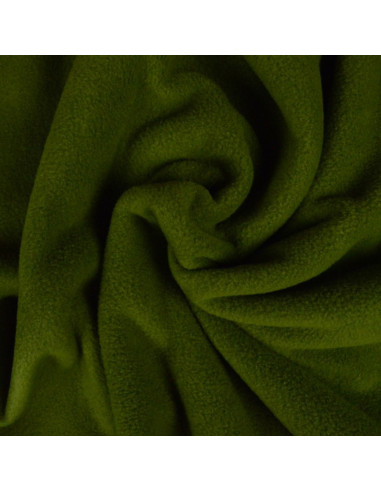 Fleece-Stoff - Militärgrün