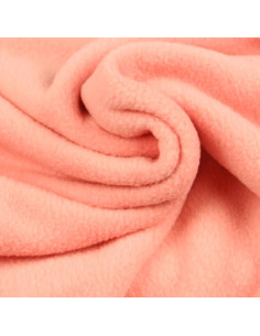 Fleece-Stoff - Lachs