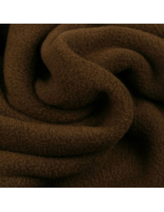 Fleece-Stoff - Schokolade