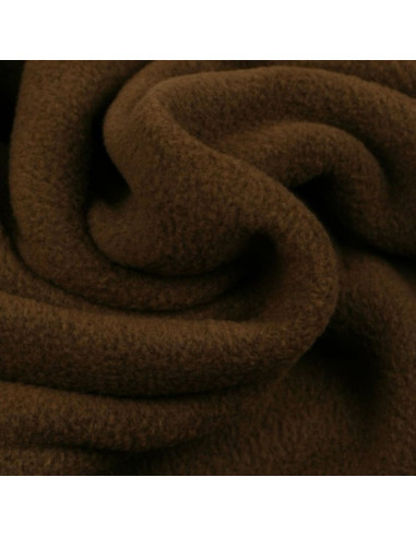 Fleece-Stoff - Schokolade