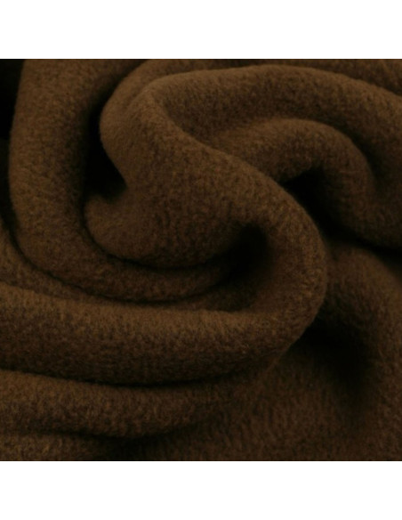 Fleece-Stoff - Schokolade