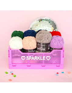 Chenille Garn Scheepjes Little Darling Sparkle