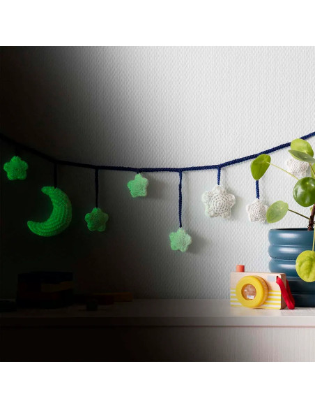 Scheepjes Glow Up Leuchtgarn-Set mit 10 Fäden