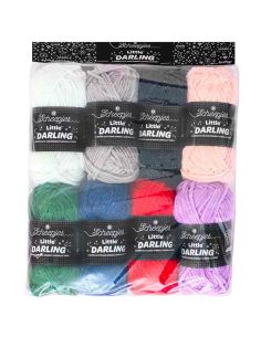Beutel mit 8 Knäueln Scheepjes Little Darling Sparkle
