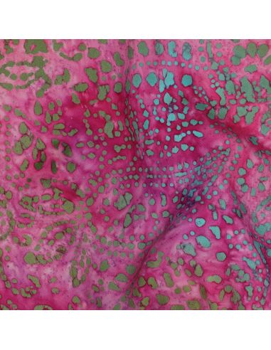 Batik Viskosestoff Kaona - Rosa