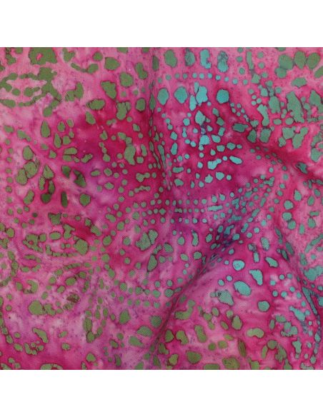 Batik Viskosestoff Kaona - Rosa