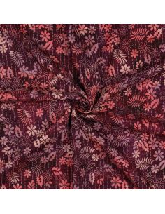 Thea Batik Viskosestoff - Kirsche