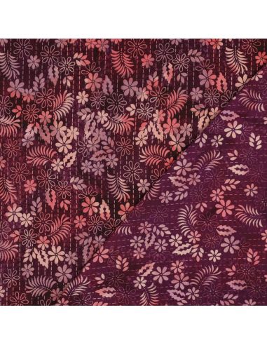 Thea Batik Viskosestoff - Kirsche