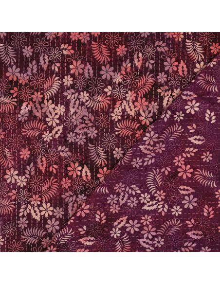 Thea Batik Viskosestoff - Kirsche
