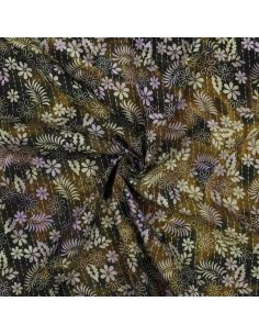 Thea Batik Viskosestoff - Grün