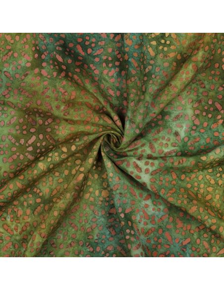 Viscose-Batikstoff Soléane - Grün