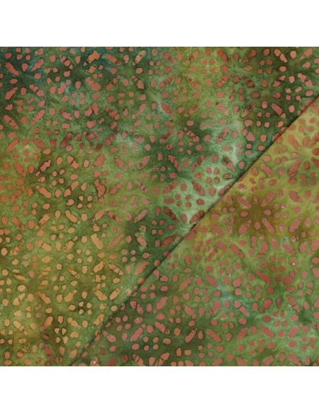 Viscose-Batikstoff Soléane - Grün