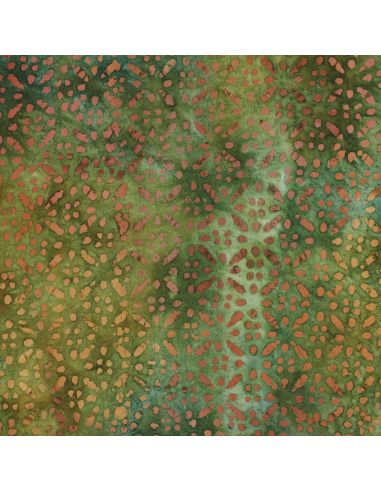 Viscose-Batikstoff Soléane - Grün