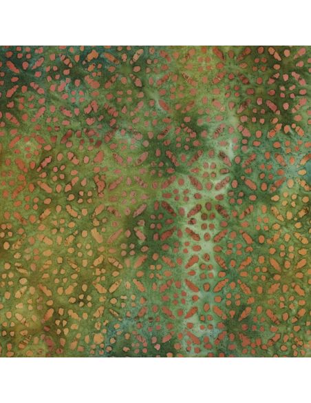 Viscose-Batikstoff Soléane - Grün