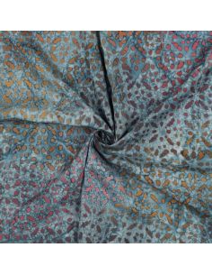 Batik-Viskosestoff Soléane - Blau