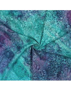 Batik-Viskosestoff Vaiana - Türkis