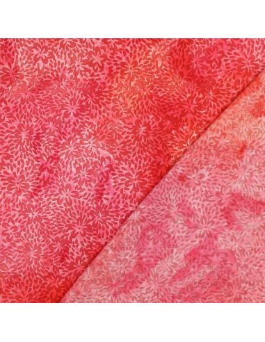 Batik-Viskosestoff Vaiana - Rot