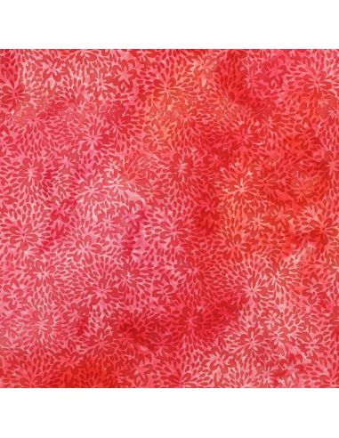 Batik-Viskosestoff Vaiana - Rot