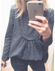 Kleid-, Blusen- oder T-Shirt-Schnittmuster Ida Mum - Ikatee