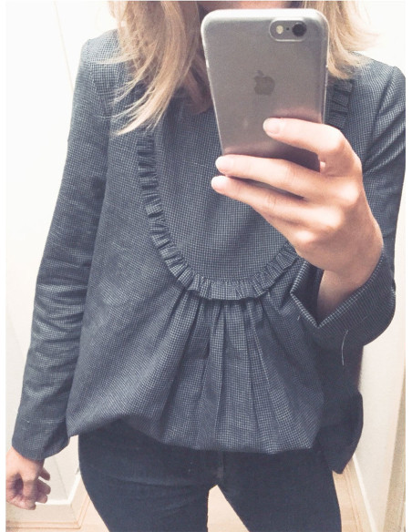Kleid-, Blusen- oder T-Shirt-Schnittmuster Ida Mum - Ikatee