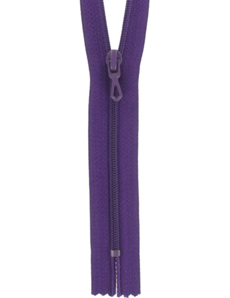 Nylon-Reißverschluss - Dunkelviolett