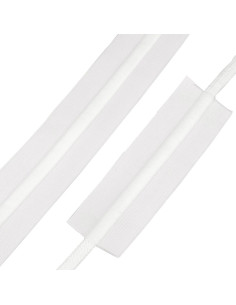 Elastisch mit Kordel - Weiß