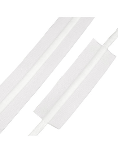 Elastisch mit Kordel - Weiß